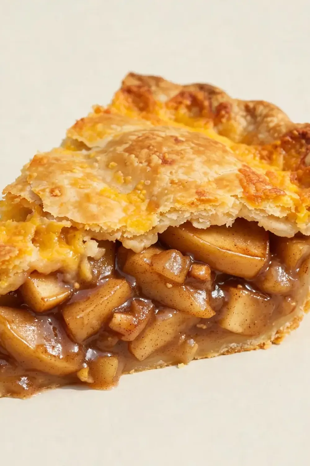 apple pie with cheddar crust