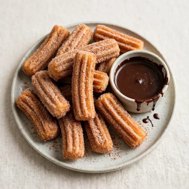 Mouthwatering Cinnamon Sugar Churros with Chocolate