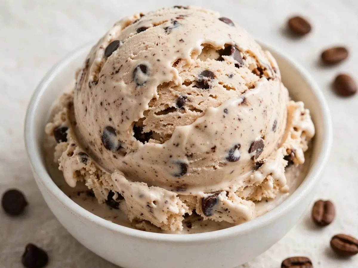 No-Churn Espresso Chocolate Chip Ice Cream